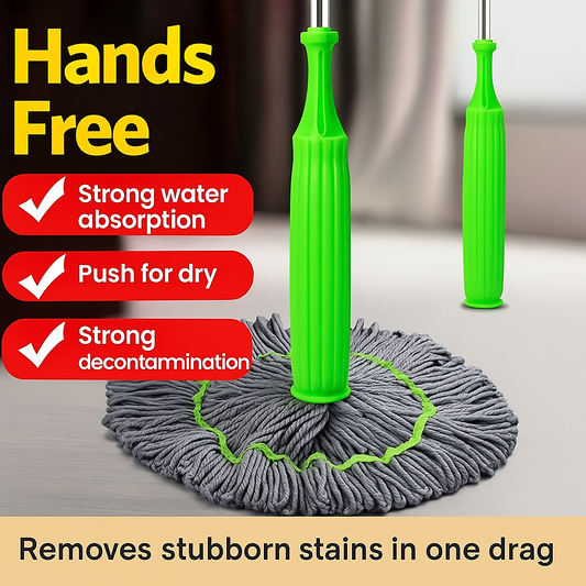 Self-twisting Water Rotating Mop